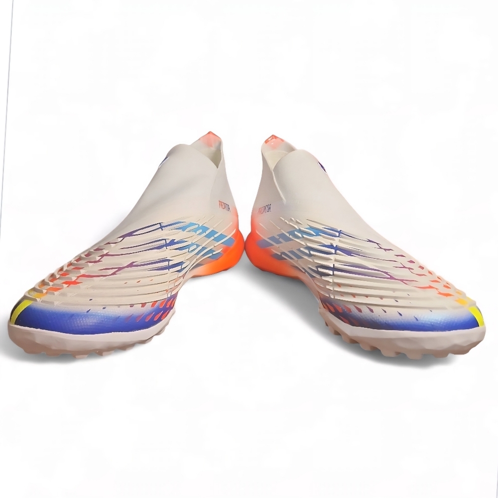 Adidas Predator Edge.1 GZ6101 White Mens Football Soccer Shoes Cleats 6.5 - Picture 5 of 10